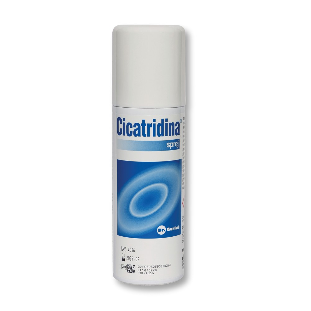 Cicatridina-sprej1 Cicatridina dermalno pršilo za rane