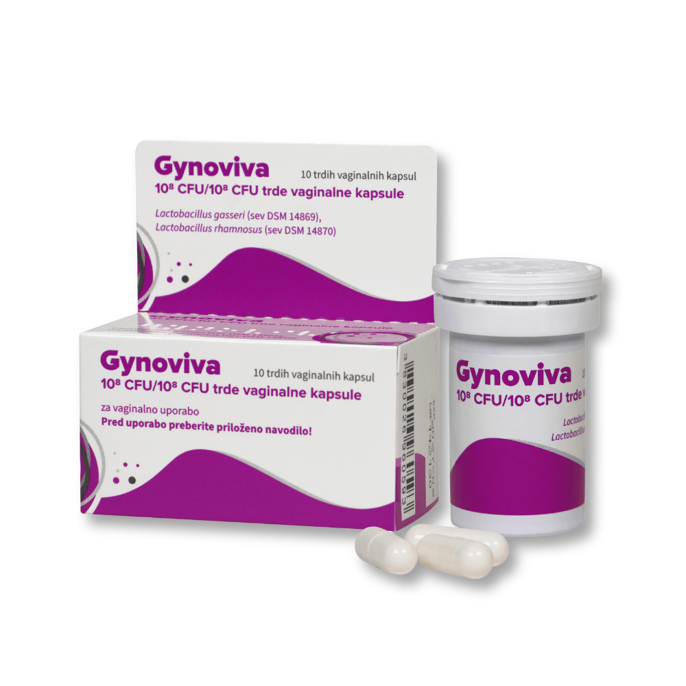 Gynoviva1 Gynoviva 10⁸ CFU/10⁸ CFU trde vaginalne kapsule